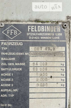 Цистерна напівпричіп Feldbinder EUT 1994 в Івано-Франківську