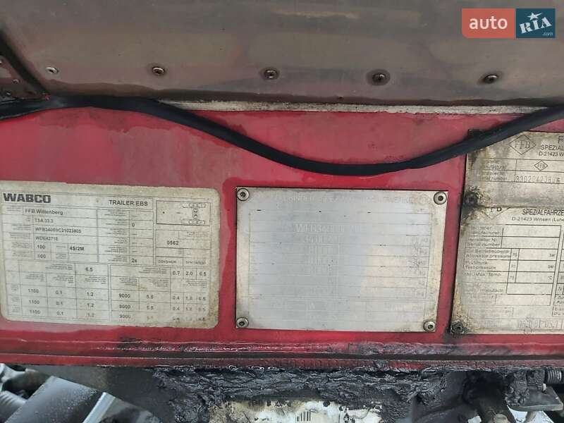 Цистерна напівпричіп Feldbinder TSA 2002 в Чернівцях фото 3 Цистерна напівпричіп Feldbinder TSA 2002 в Чернівцях