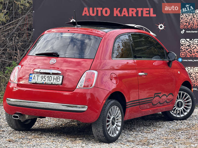 Хетчбек Fiat 500 2012 в Івано-Франківську