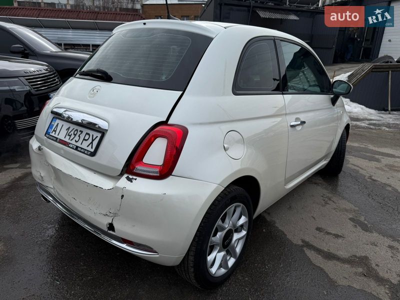Хэтчбек Fiat 500 2017 в Софиевской Борщаговке