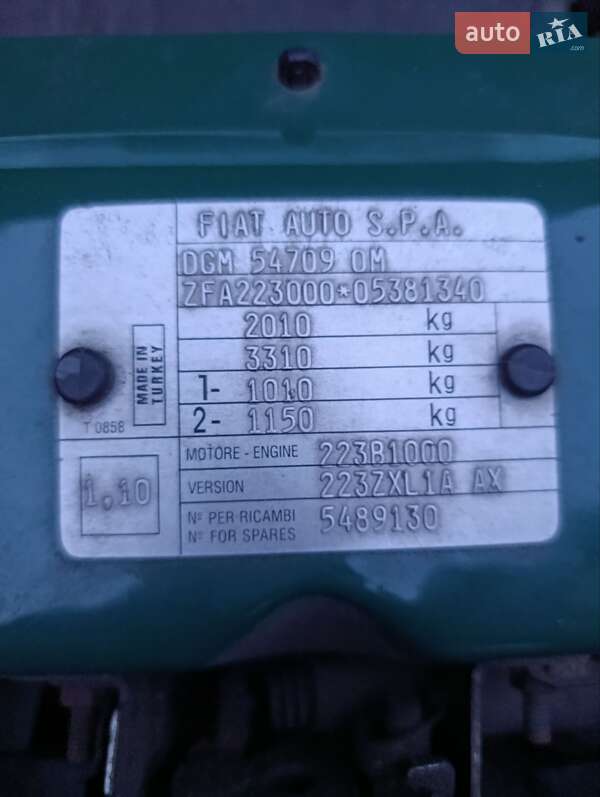 Минивэн Fiat Doblo 2006 в Пулинах