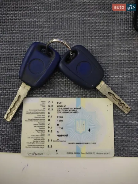 Минивэн Fiat Doblo 2007 в Городенке документ