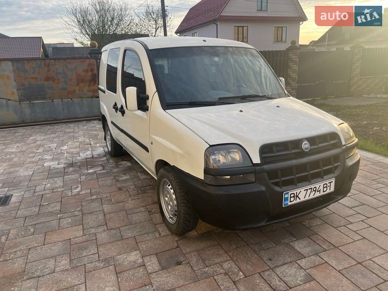 Мінівен Fiat Doblo 2004 в Костопілі фото 4 Мінівен Fiat Doblo 2004 в Костопілі