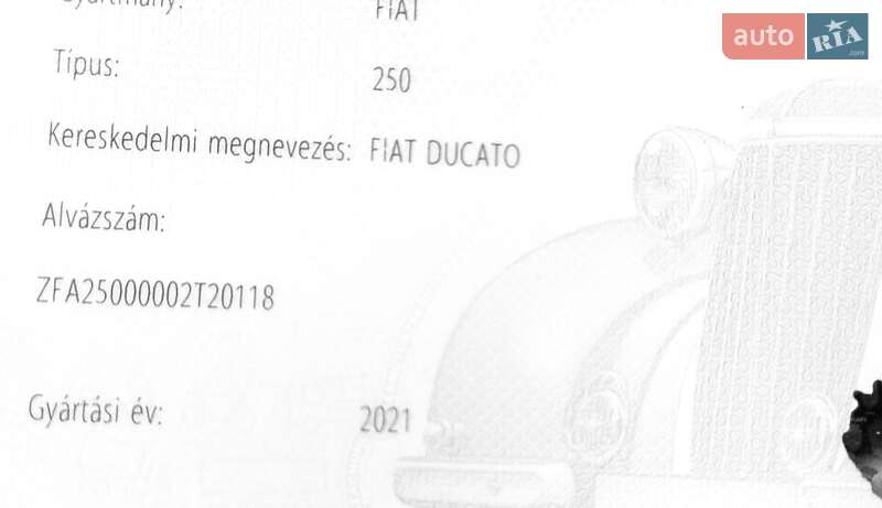 Грузовой фургон Fiat Ducato 2022 в Хусте