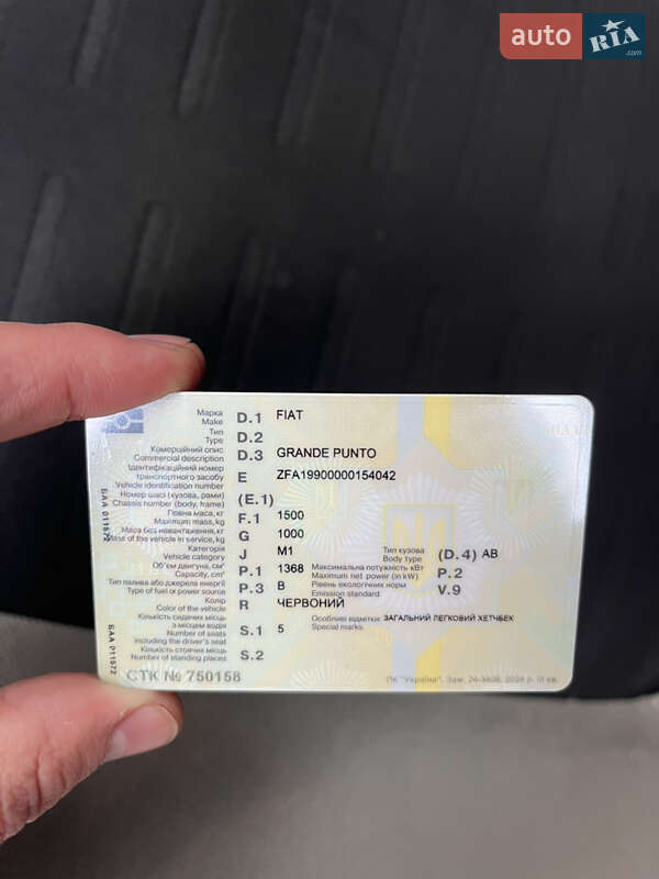 Хэтчбек Fiat Grande Punto 2007 в Софиевской Борщаговке