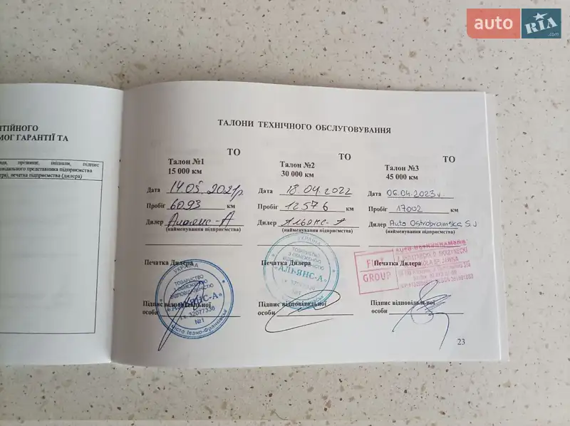 Седан Fiat Tipo 2020 в Киеве документ