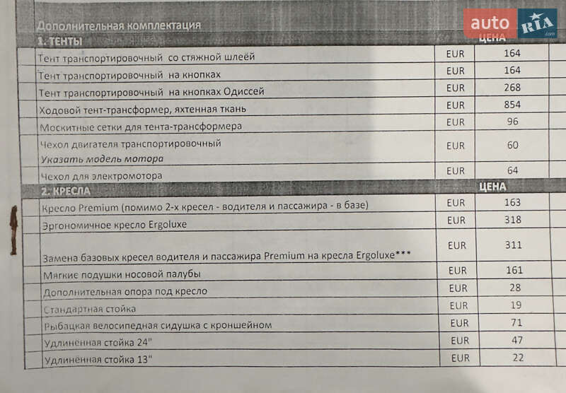 Лодка Finval 475 2018 в Херсоне