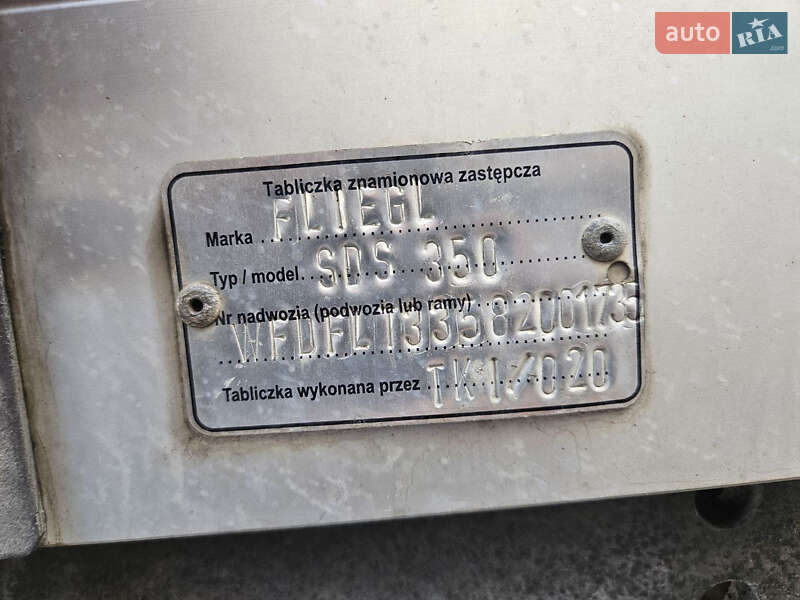 Тентований борт (штора) - напівпричіп Fliegl SDS 350 2008 в Львові фото 17 Тентований борт (штора) - напівпричіп Fliegl SDS 350 2008 в Львові