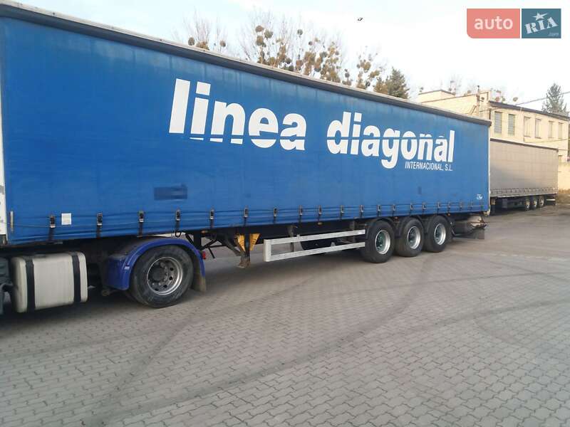 Тентованный борт (штора) - полуприцеп Fliegl SDS 350 2005 в Львове