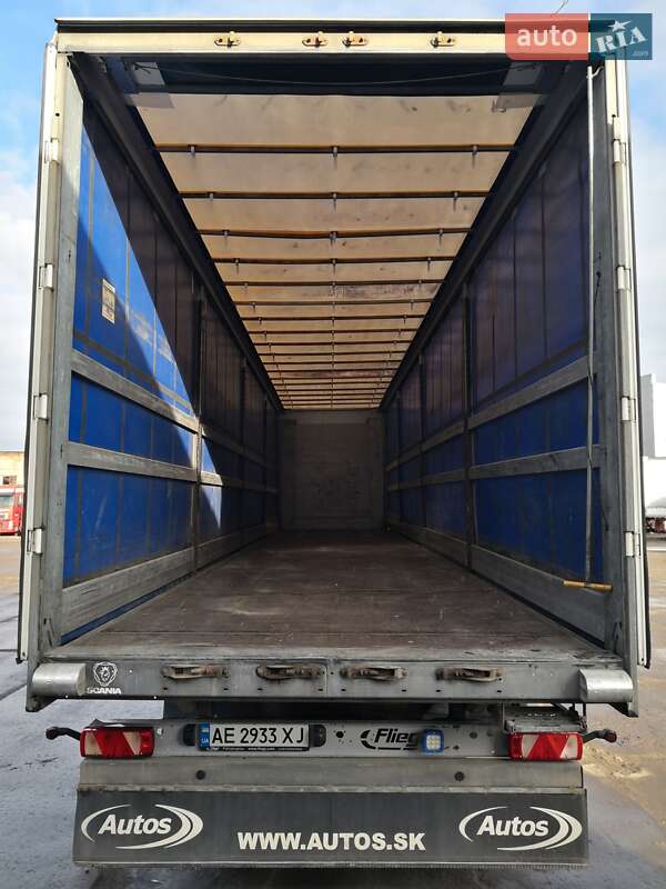 Тентований борт (штора) - напівпричіп Fliegl SDS 350 2018 в Кам'янському