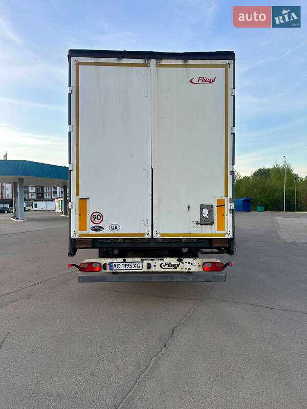 Тентований борт (штора) - напівпричіп Fliegl SDS 350 2010 в Ковелі