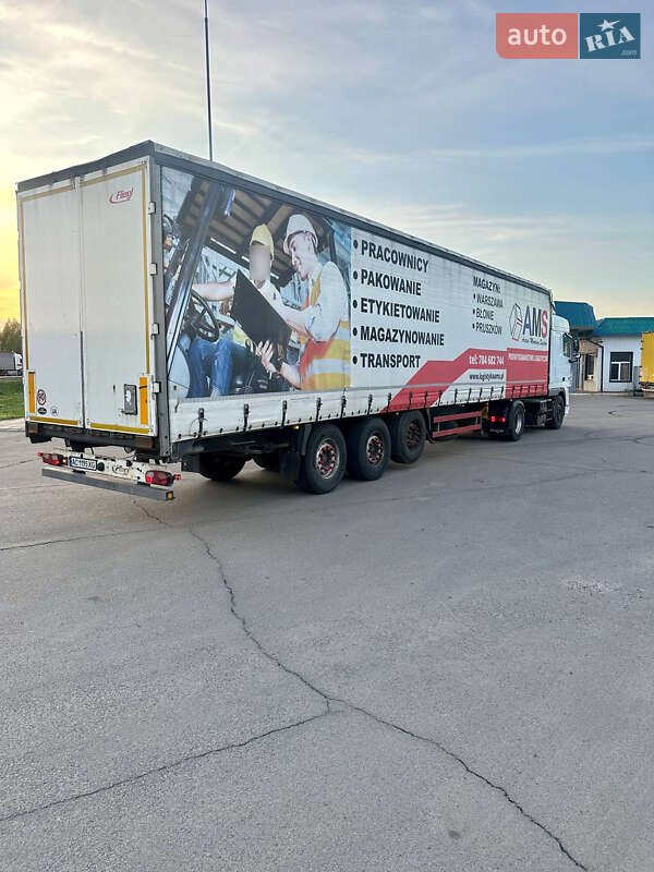 Тентований борт (штора) - напівпричіп Fliegl SDS 350 2010 в Ковелі