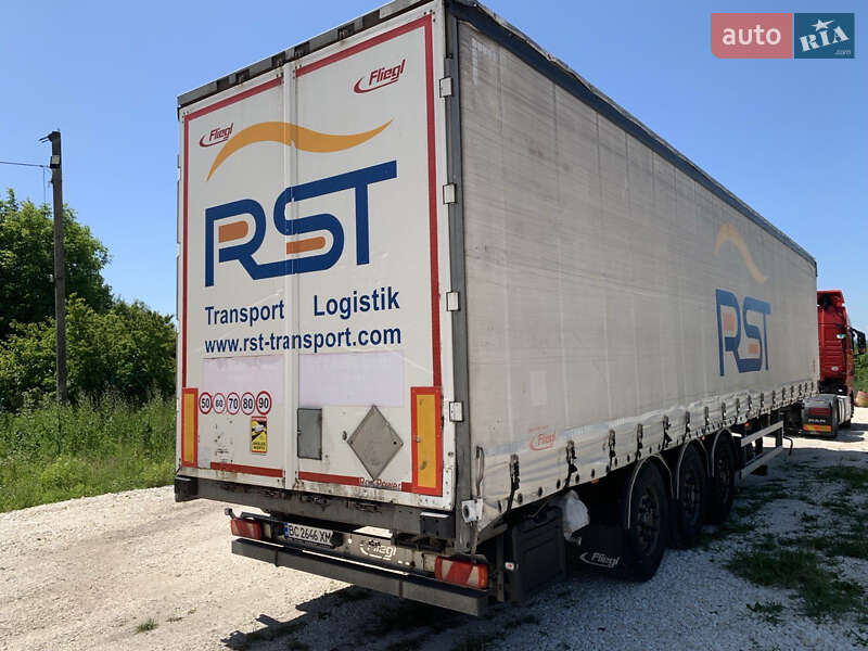Тентований борт (штора) - напівпричіп Fliegl SDS 2014 в Львові