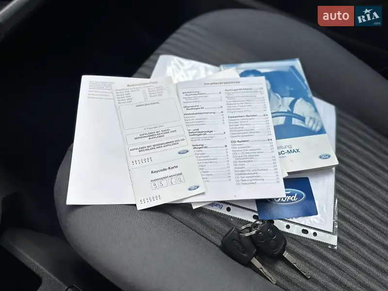 Минивэн Ford C-Max 2005 в Виннице документ