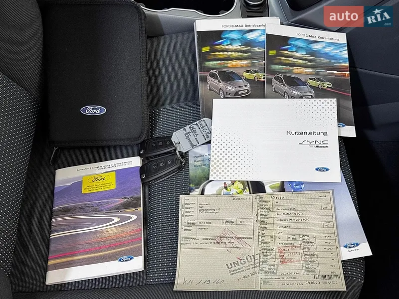 Минивэн Ford C-Max 2014 в Стрые документ