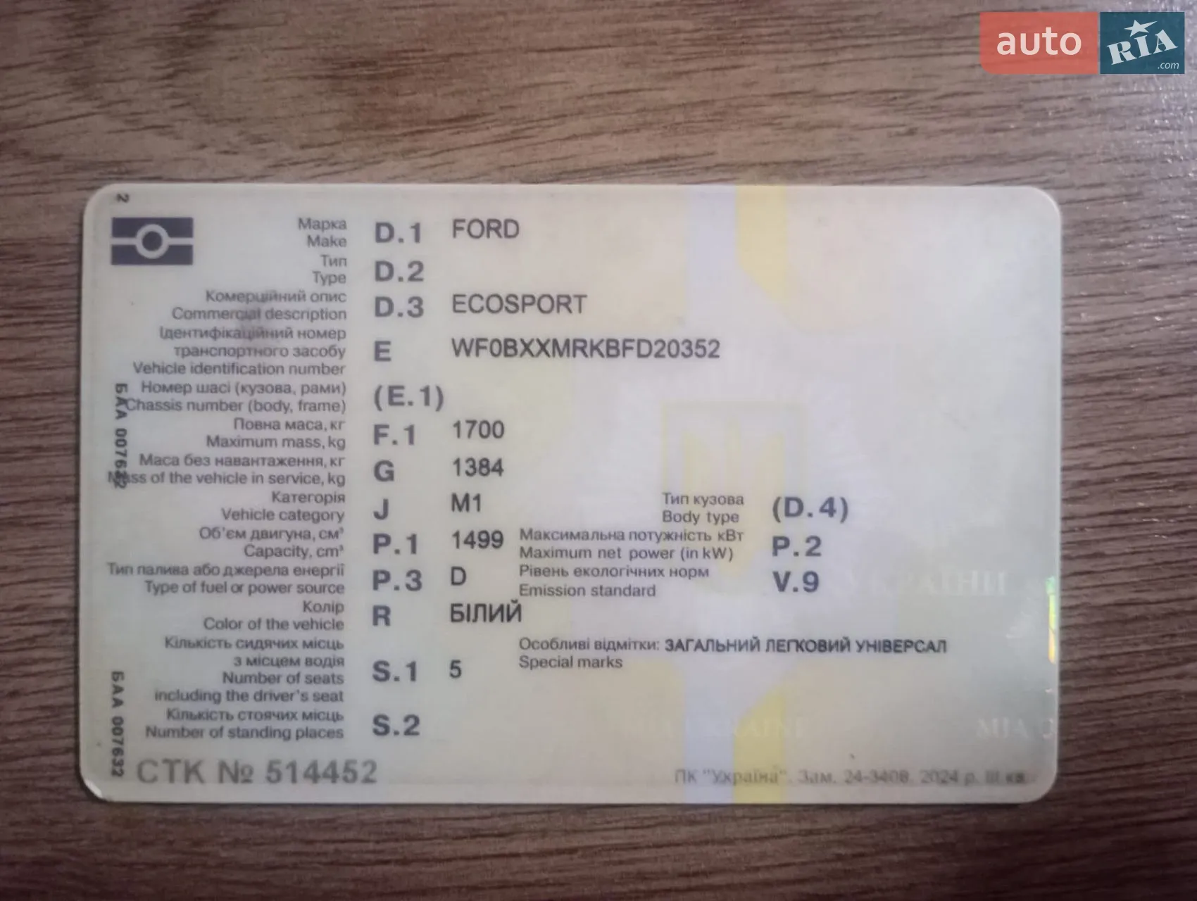 2015 Ford EcoSport - мініатюра 10