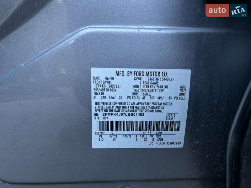 Позашляховик / Кросовер Ford Edge 2020 в Львові фото 18 Позашляховик / Кросовер Ford Edge 2020 в Львові