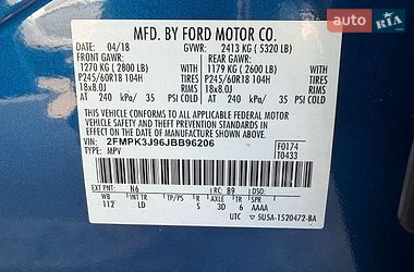 Позашляховик / Кросовер Ford Edge 2018 в Запоріжжі