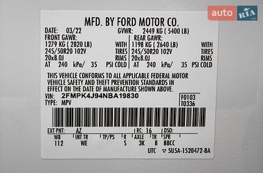 Внедорожник / Кроссовер Ford Edge 2022 в Лубнах