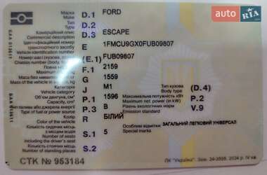 Внедорожник / Кроссовер Ford Escape 2014 в 