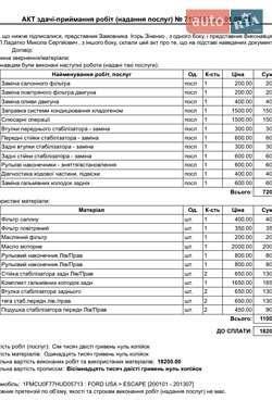 Внедорожник / Кроссовер Ford Escape 2017 в 