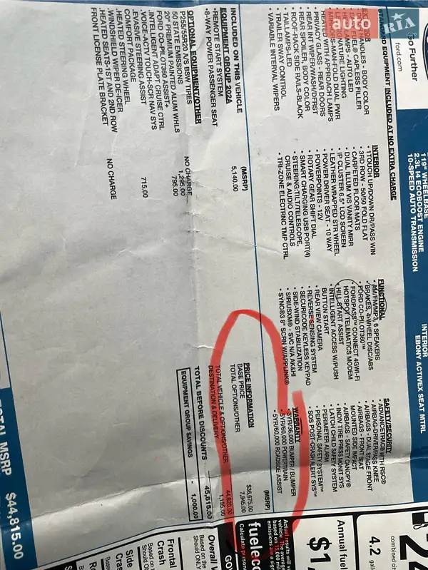 Внедорожник / Кроссовер Ford Explorer 2020 в Киеве документ