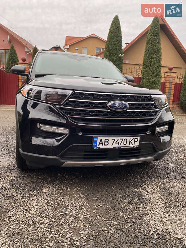2021 Ford Explorer, VIN 1FMSK8DH1MGA93281:plate — фото 1 (autoria)