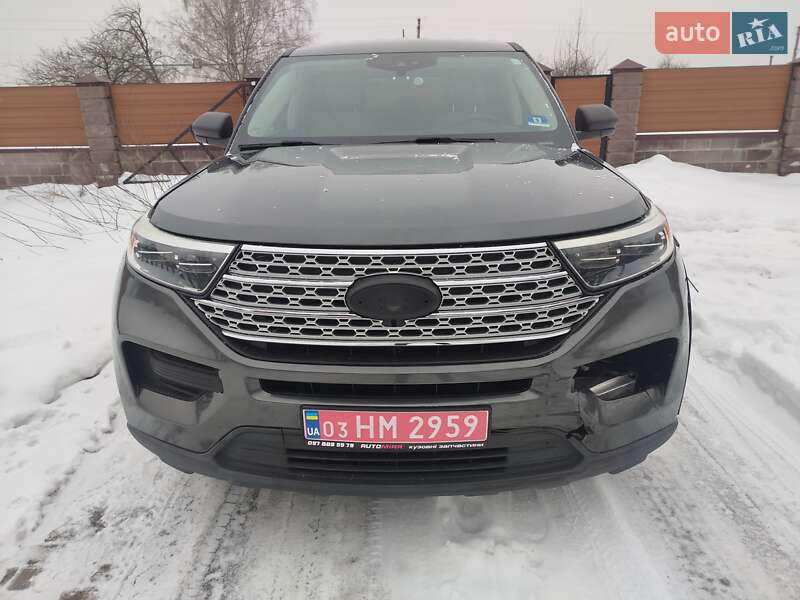 2020 Ford Explorer, VIN 1FMSK8BH0LGA95655:plate — zdjęcie 1 (autoria)