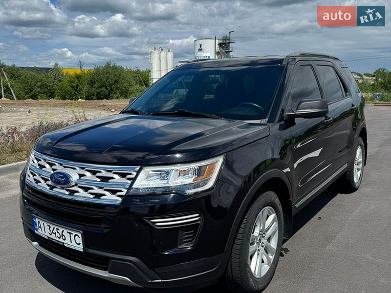 2018 Ford Explorer, VIN 1FM5K8D87KGA02445:plate — zdjęcie 1 (autoria)