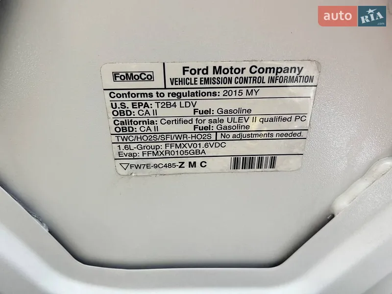 Ford Fiesta 2015 VIN 3FADP4EJ1FM144240 фото оголошення 7 з 49