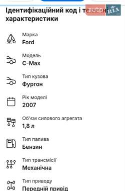 Минивэн Ford Focus C-Max 2006 в 