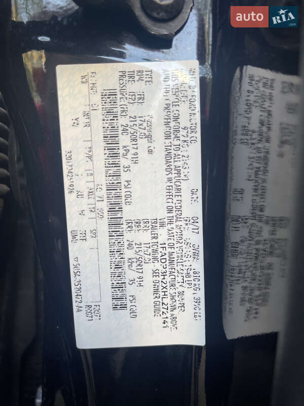 Седан Ford Focus 2017 в Львове