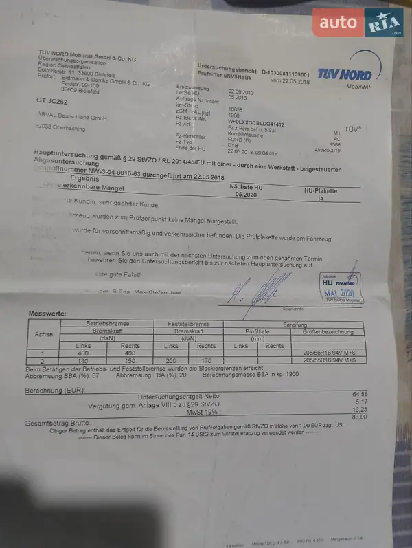 Универсал Ford Focus 2013 в На Новой Боровой документ