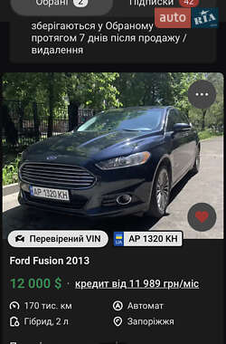 Седан Ford Fusion 2013 в 