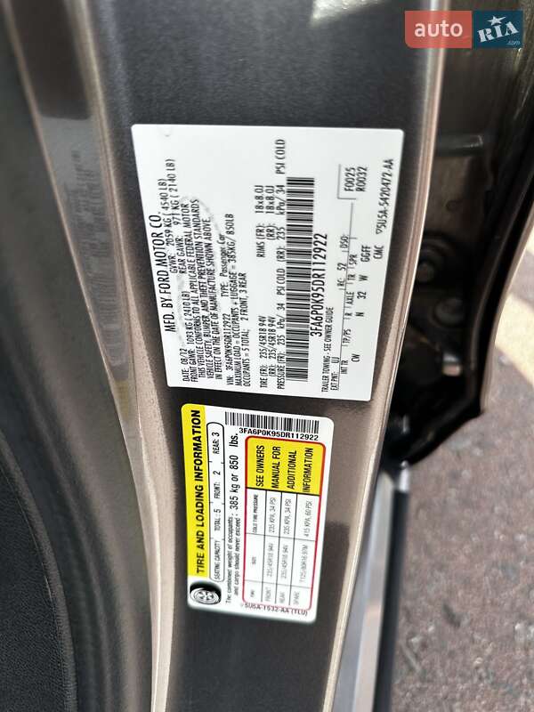Седан Ford Fusion 2012 в Києві
