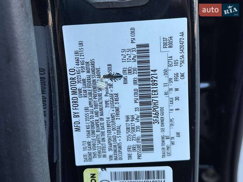 Седан Ford Fusion 2013 в Ровно фото 64 Седан Ford Fusion 2013 в Ровно