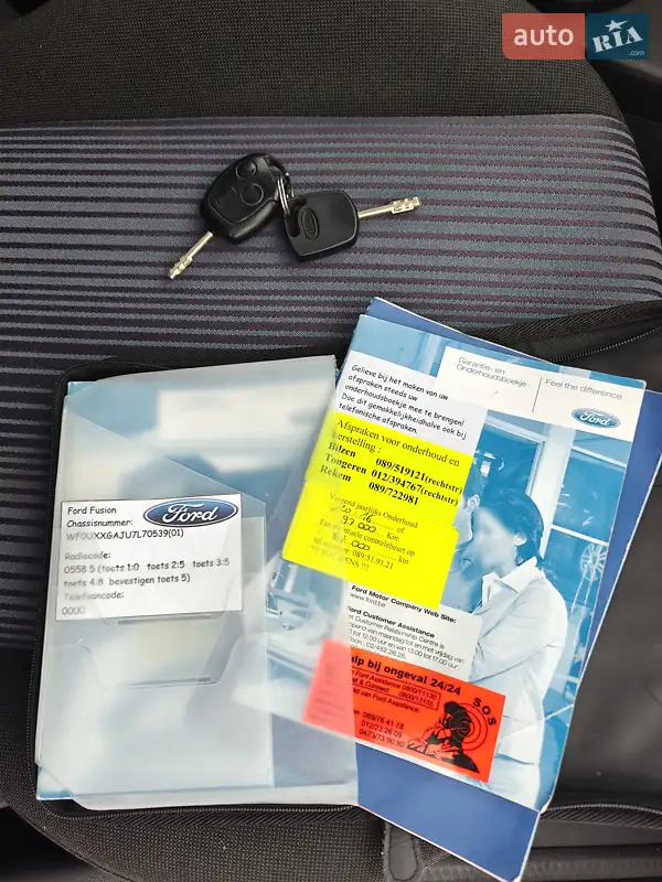 Хетчбек Ford Fusion 2007 в Луцьку документ