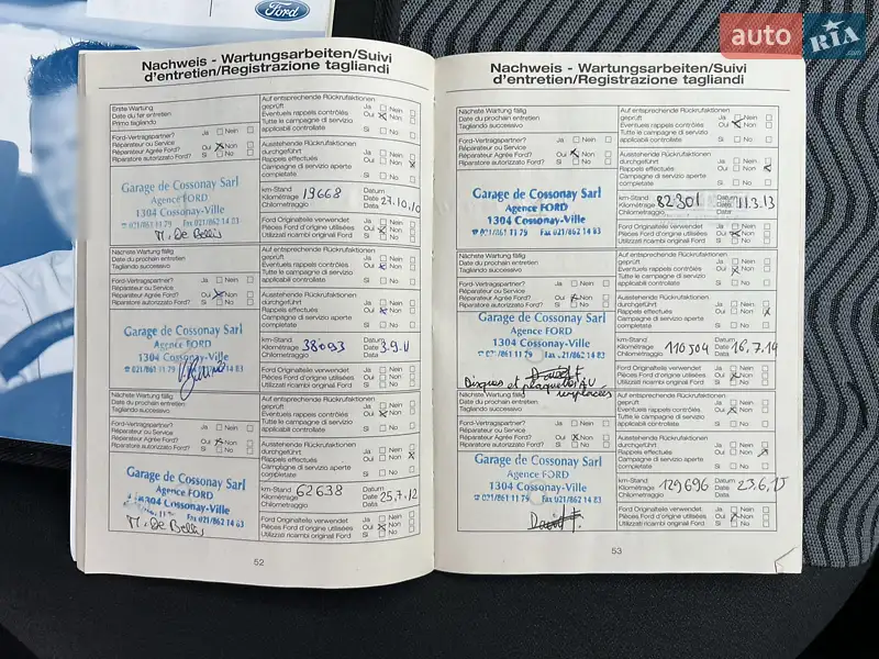 Хэтчбек Ford Fusion 2009 в Луцке документ