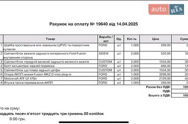 Седан Ford Fusion 2014 в Днепре
