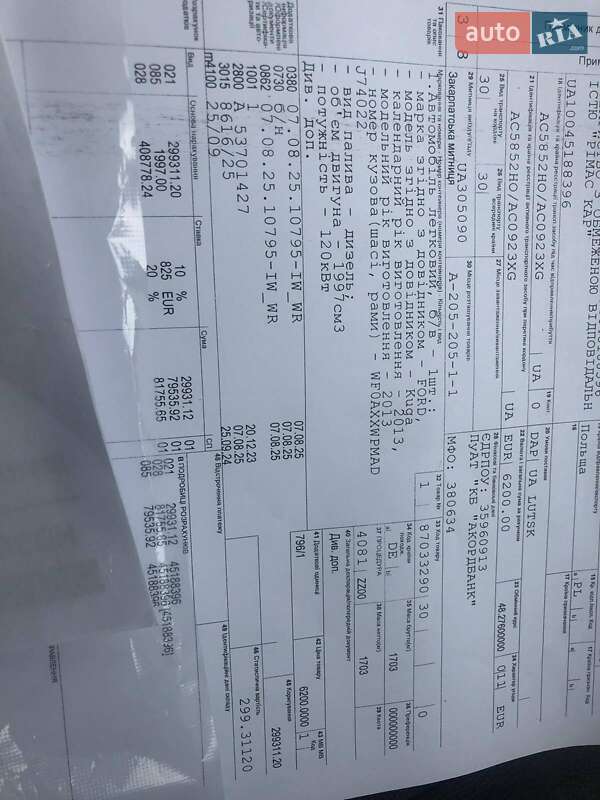 Внедорожник / Кроссовер Ford Kuga 2013 в Луцке фото 15 Внедорожник / Кроссовер Ford Kuga 2013 в Луцке