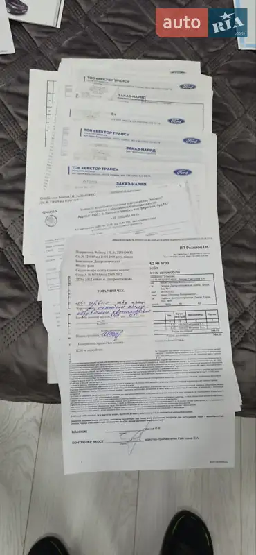 Внедорожник / Кроссовер Ford Kuga 2013 в Днепре документ