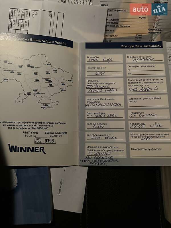 Внедорожник / Кроссовер Ford Kuga 2010 в Одессе