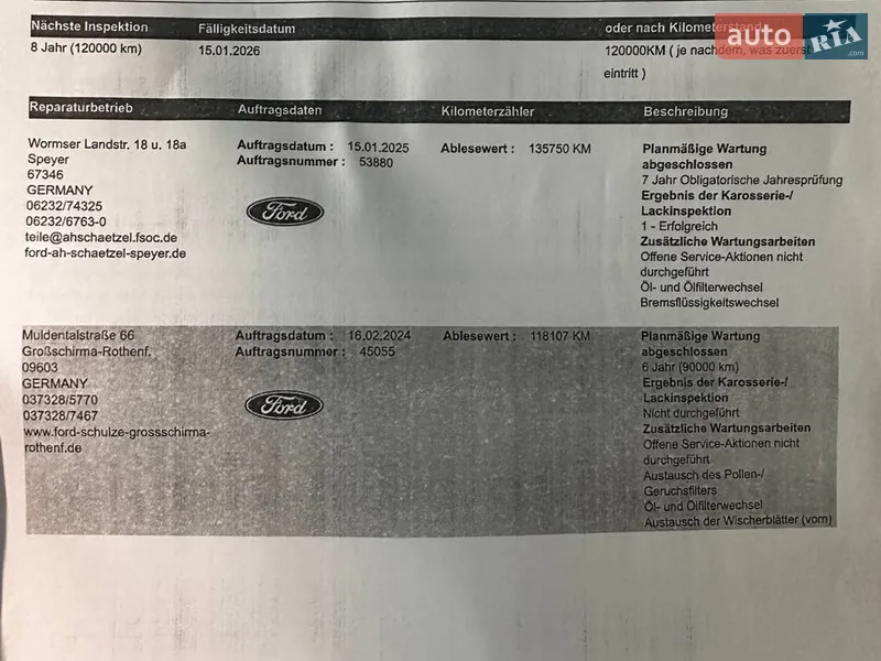 Позашляховик / Кросовер Ford Kuga 2020 в Львові документ 2 фото Позашляховик / Кросовер Ford Kuga 2020 в Львові документ