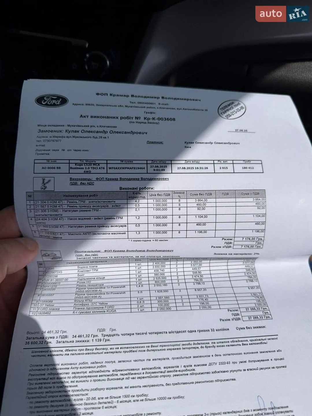 2015 Ford Kuga - мініатюра 8