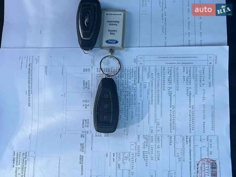 Внедорожник / Кроссовер Ford Kuga 2020 в Луцке документ