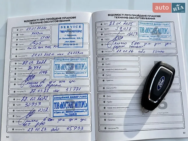 Внедорожник / Кроссовер Ford Kuga 2018 в Одессе документ