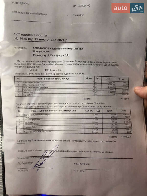 Универсал Ford Mondeo 2004 в Ивано-Франковске