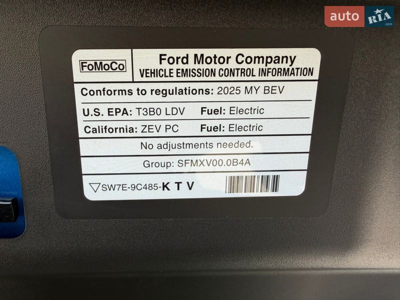 Внедорожник / Кроссовер Ford Mustang Mach-E 2025 в Валках