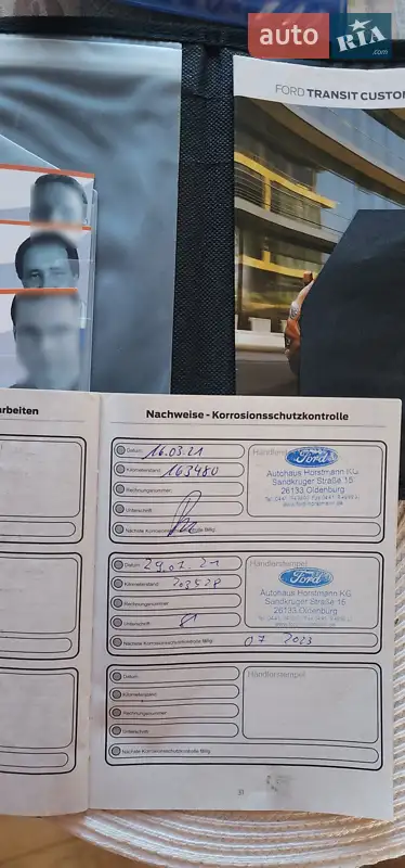 Грузовой фургон Ford Transit Custom 2019 в 