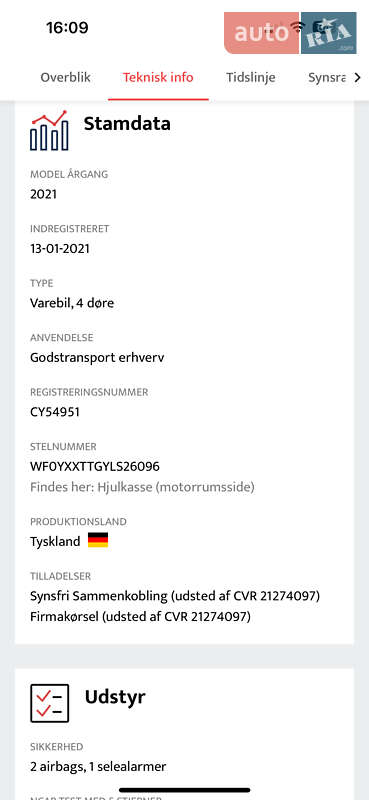 Грузовой фургон Ford Transit Custom 2021 в Луцке